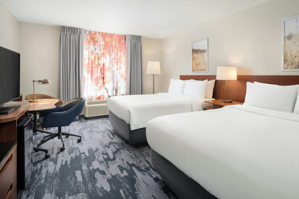 Room, 2 Queen Beds | Desk, iron/ironing board, free WiFi, bed sheets