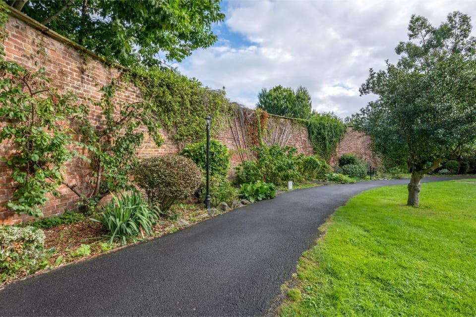 Peaceful garden path for a quiet stroll.