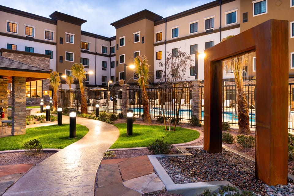Take a stroll around the lovely property.