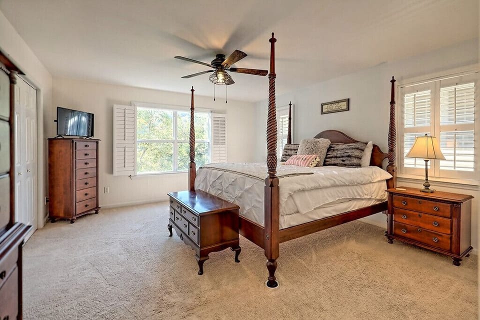 master - king bed