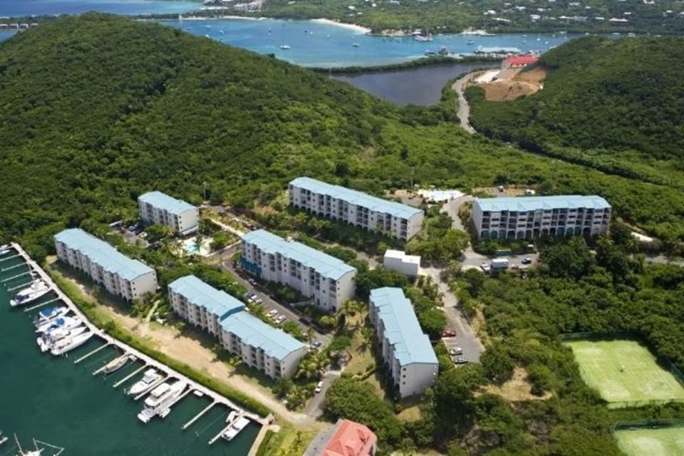 This unit is in the upper right building