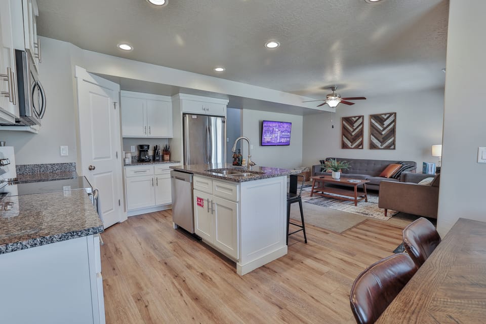 Kitchen and Living Room