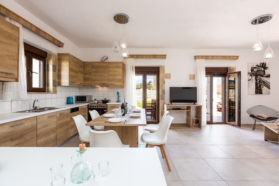 A fully equipped kitchen for culinary creations.