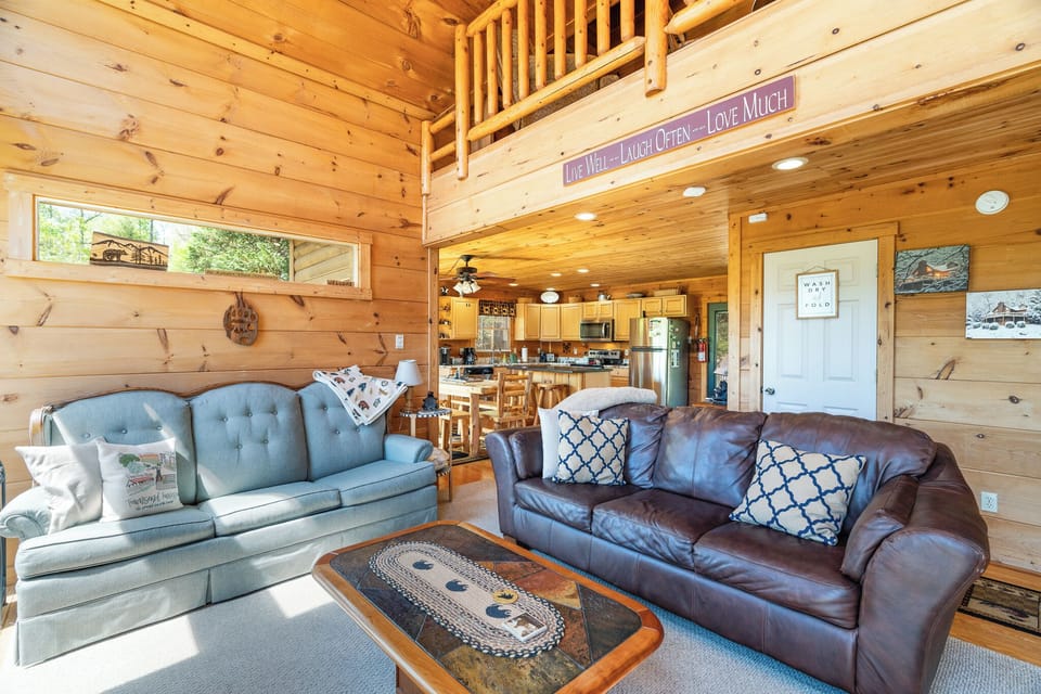 Comfortable sofa, one is a sleeper sofa