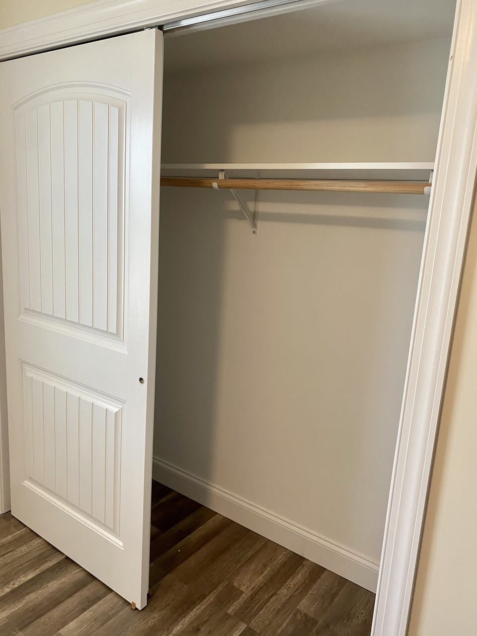 Double closets in every room 