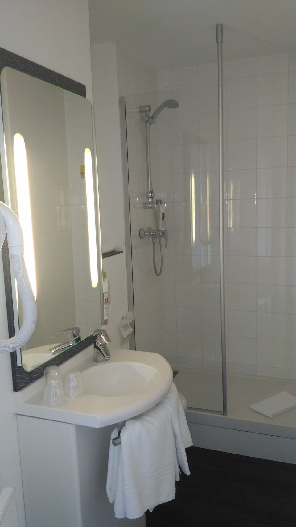 Standard Room, 2 Twin Beds | Bathroom amenities | Shower, eco-friendly toiletries, hair dryer, towels
