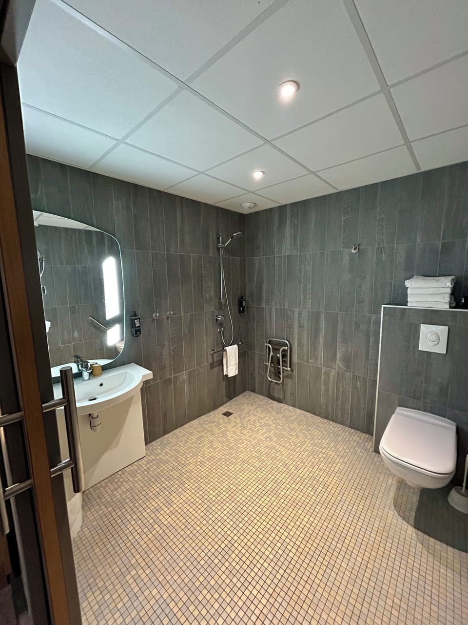 Family Room, 2 Double Beds | Bathroom | Eco-friendly toiletries, hair dryer, bathrobes, towels