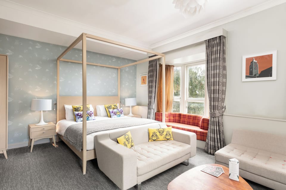 Double Room (Four Poster) | In-room safe, iron/ironing board, free WiFi, bed sheets