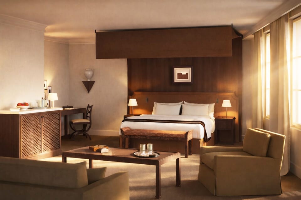 Premium bedding, memory foam beds, minibar, in-room safe