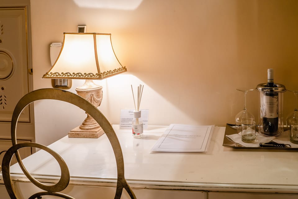 Standard Double Room | Minibar, in-room safe, desk, blackout drapes