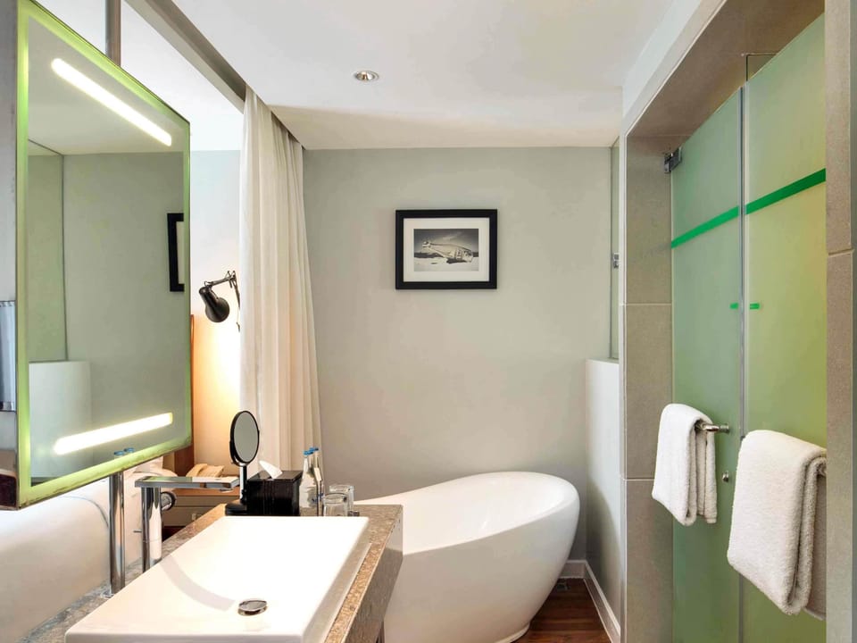 In-room safe, desk, laptop workspace, blackout drapes