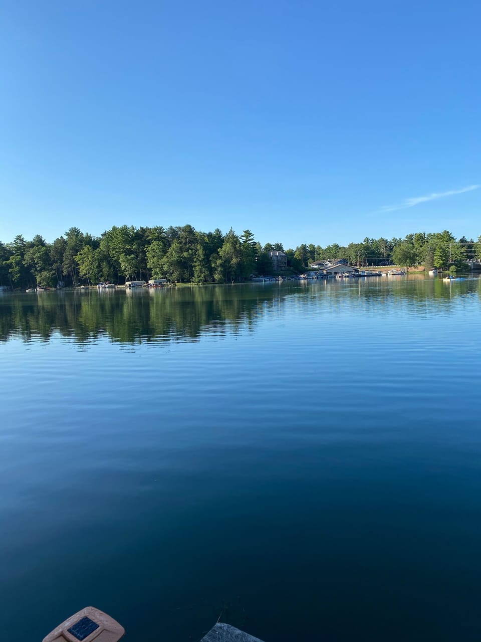 View of Limekiln Lake from end of the dock