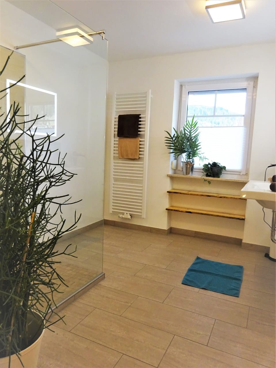 Condo, Balcony (Esche) | Bathroom | Shower, towels, soap, toilet paper