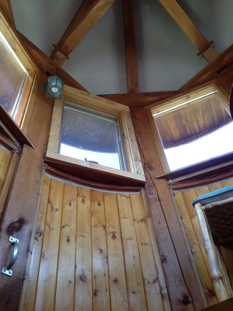 Inside the tower
