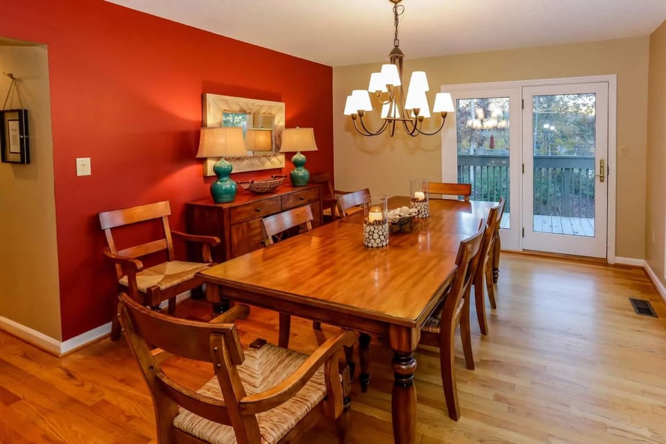 The perfect spot to gather for a great meal or group game night.