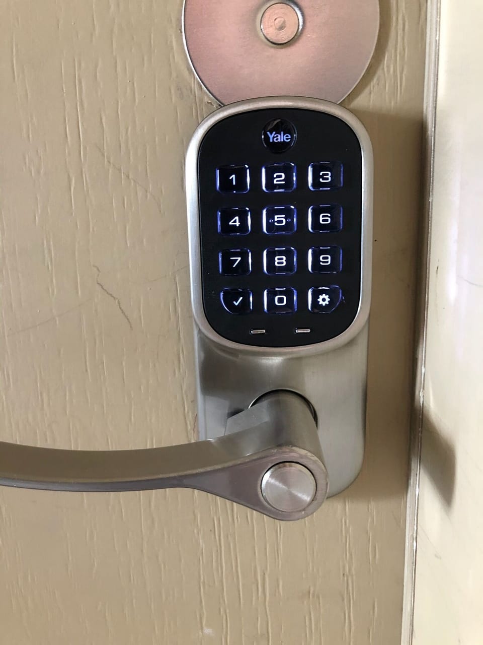 Key-less entry for self check in. 