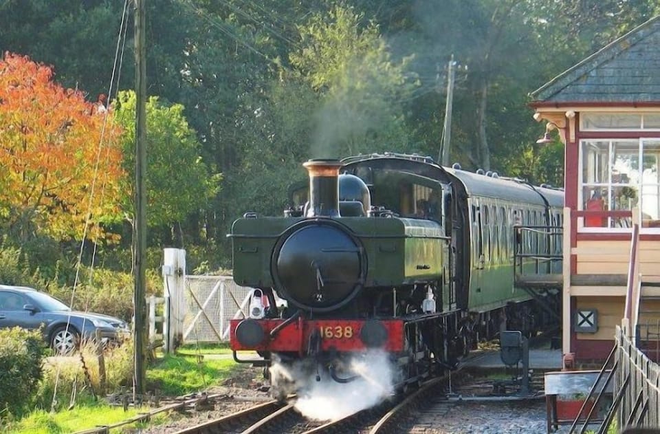 Steam trains at Wittersham Road Station with trips to Bodiam Castle