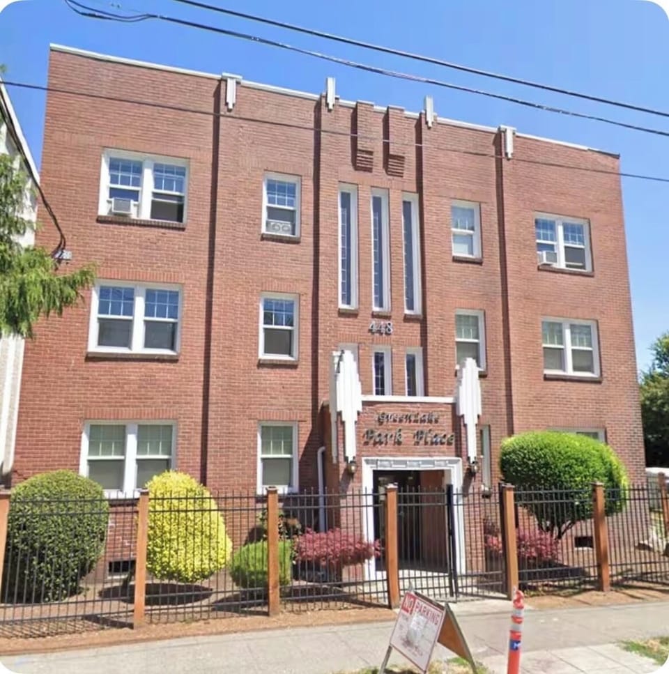 Front of the building
