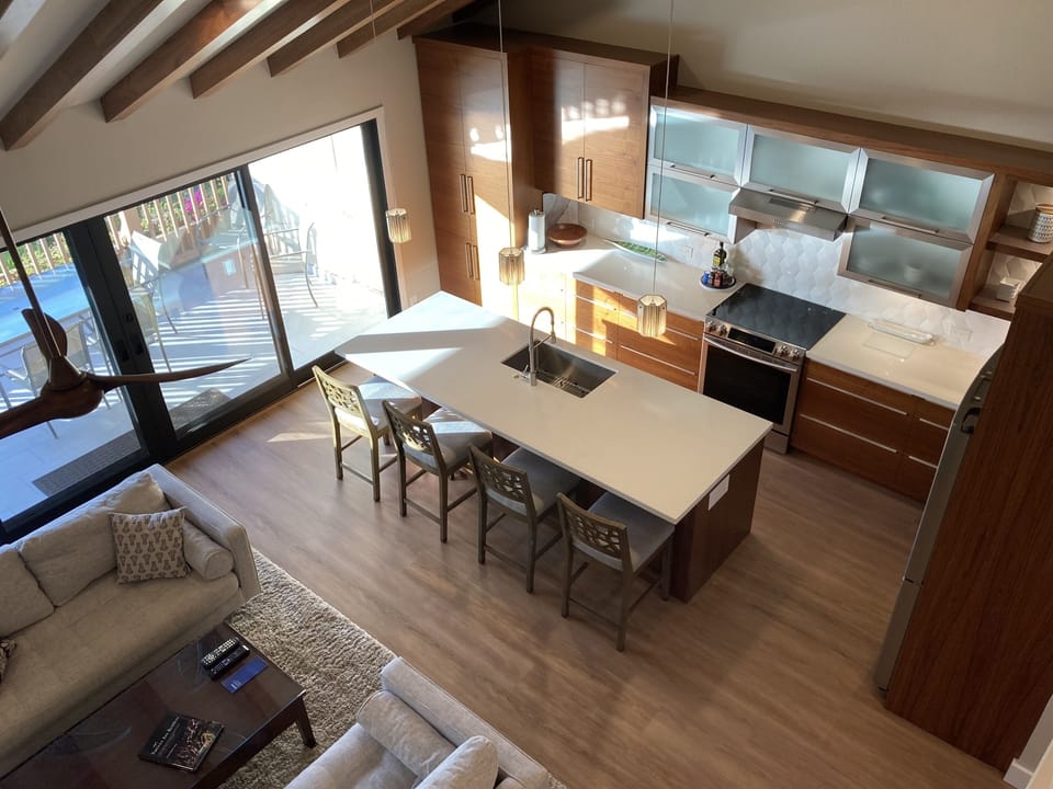 Spacious Kitchen with Plenty of Storage Space and Pantry