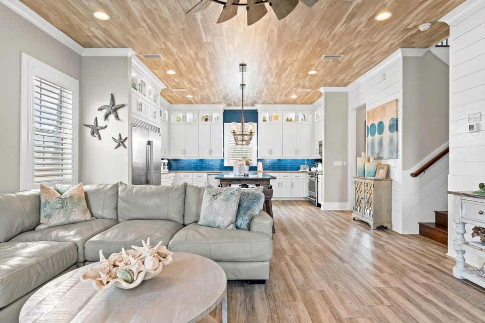 First Floor Living Room - Kitchen