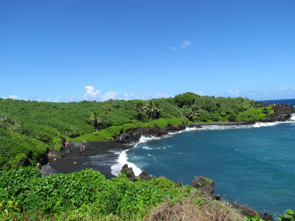 Hana Black Sand Beach