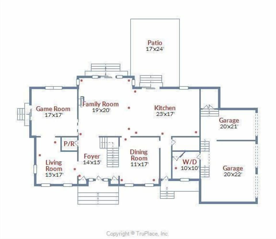 Main Level Floor Plan