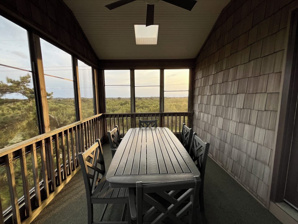 Screened in porch, everyone's favorite.  