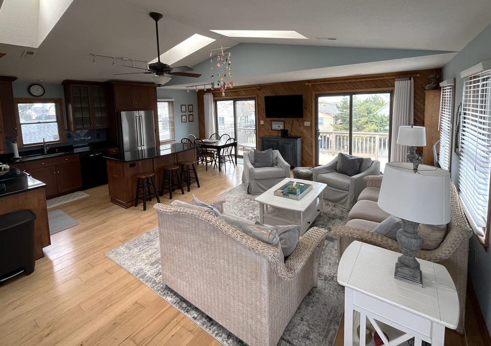 Large Great Room, on the top floor. 