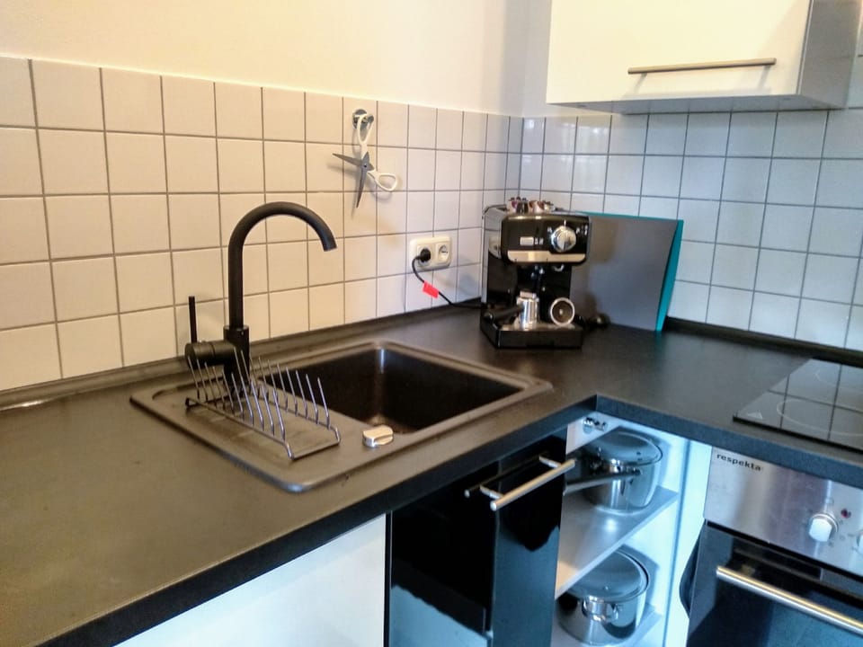 Apartment | Private kitchen | Full-size fridge, oven, stovetop, dishwasher