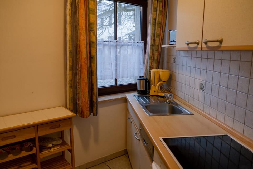 Apartment | Private kitchen | Oven, stovetop, dishwasher, coffee/tea maker
