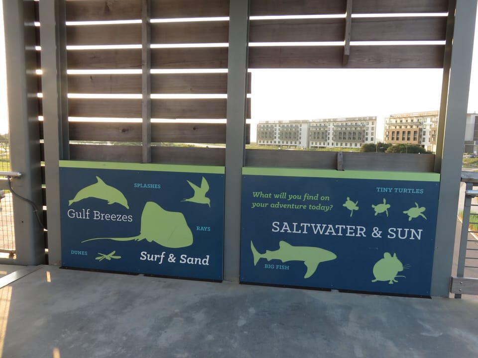 Entering the walkway over the wetlands of Gulf State Park