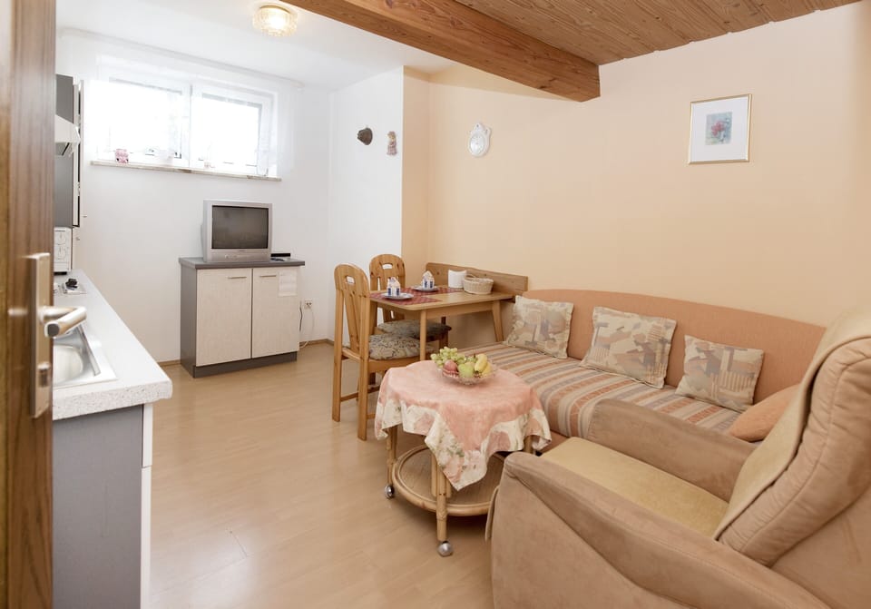 Apartment, Balcony | Living area | Flat-screen TV