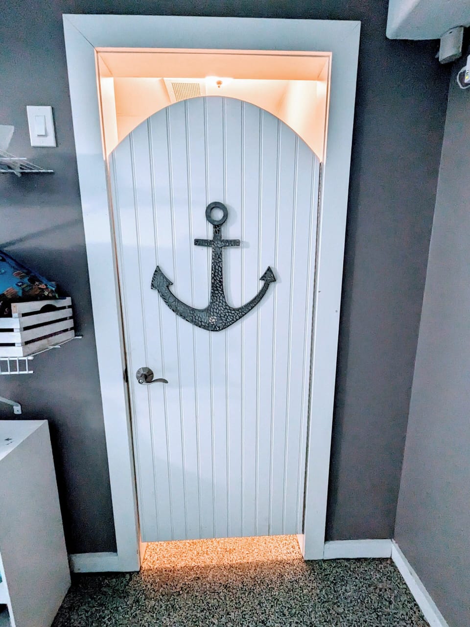 Garage shower room