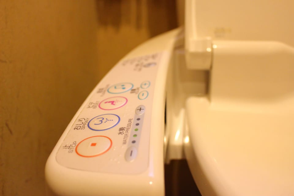2 Beds in Standard 4 Beds Mixed Dorm Ensuite  | Bathroom | Hair dryer, slippers, towels