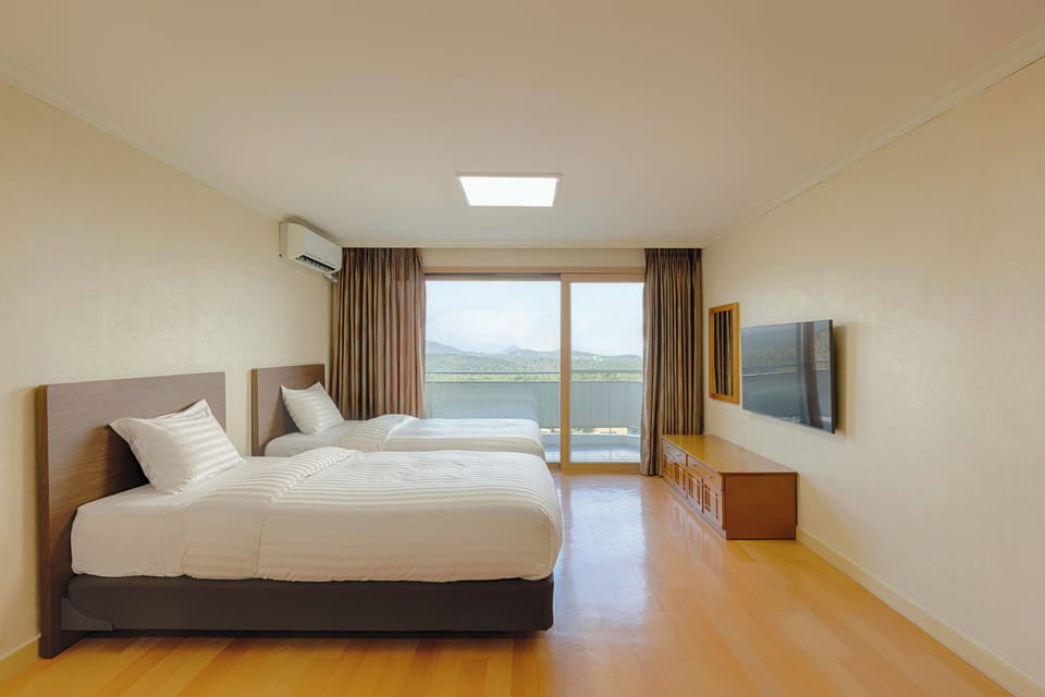 Premium bedding, blackout drapes, WiFi (free)