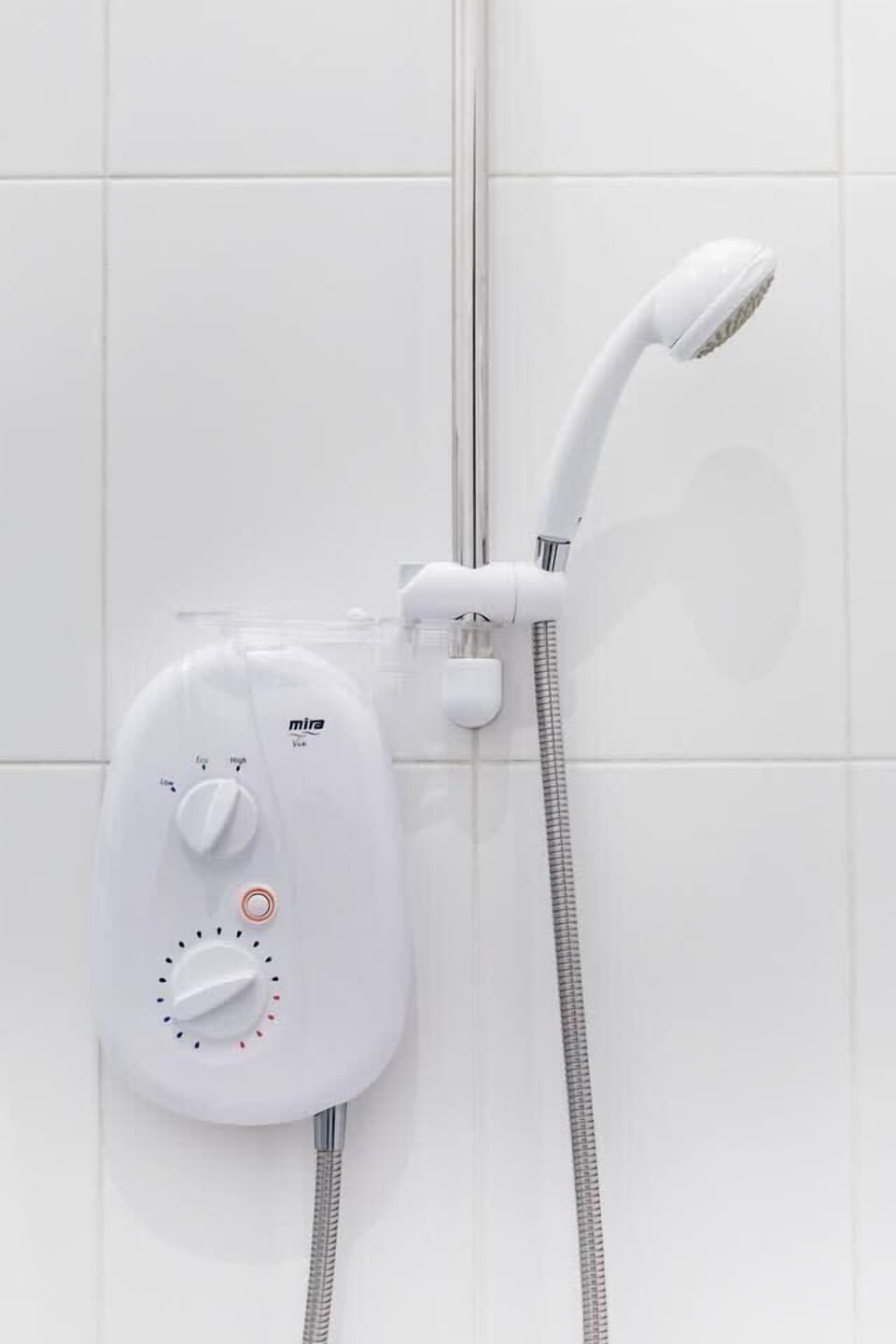 Electric shower keeps thins flowing