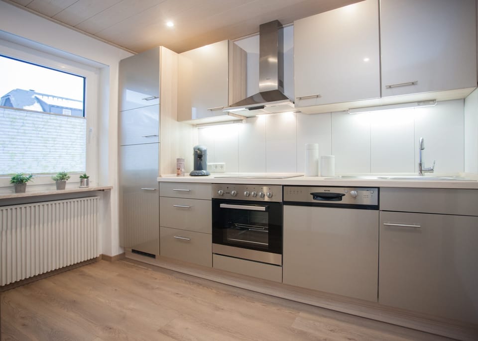 Apartment | Private kitchen | Fridge, oven, stovetop, dishwasher