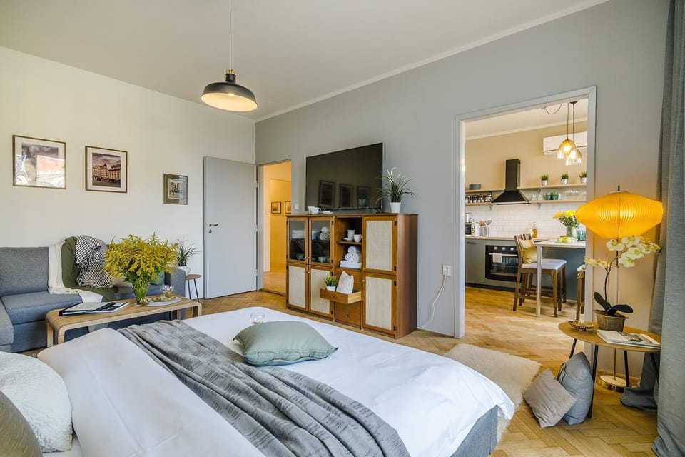 Traditional Apartment | 1 bedroom, desk, laptop workspace, blackout drapes