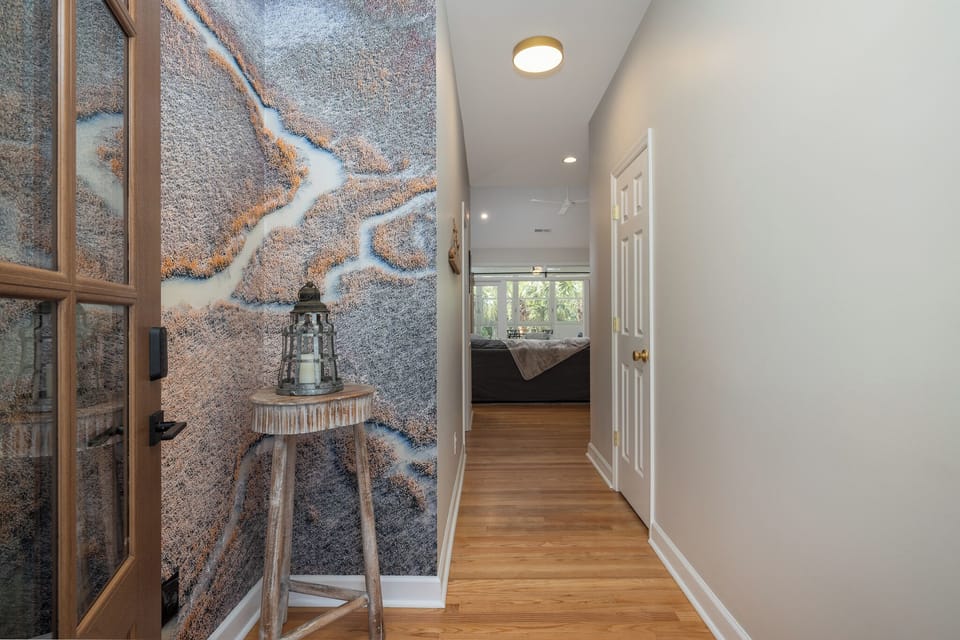Follow the hall down to the main living space