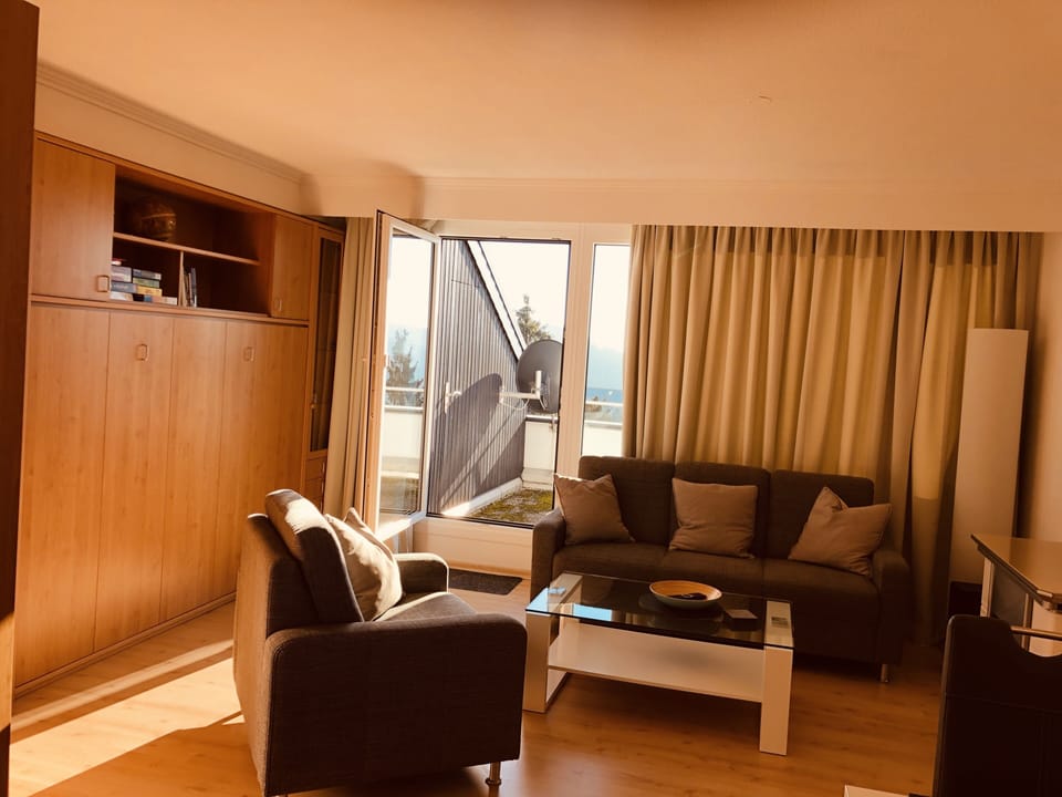 Apartment | Living area | 42-inch flat-screen TV with satellite channels, TV