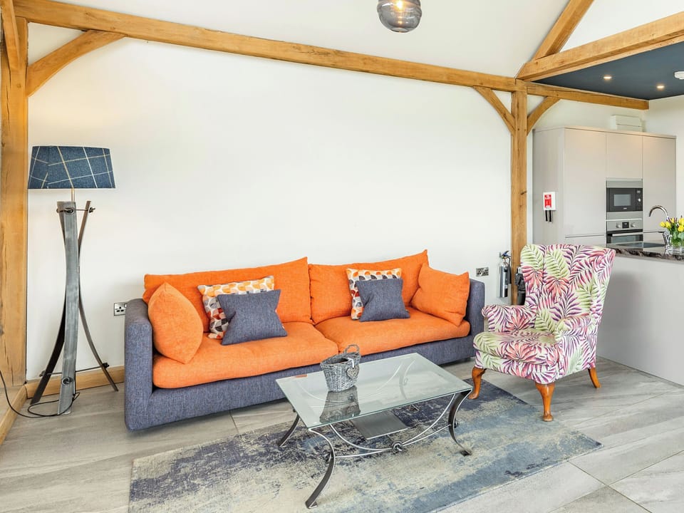 Open plan living space | Oak View - Unique Welsh Stays, Aberhafesp, near Newtown