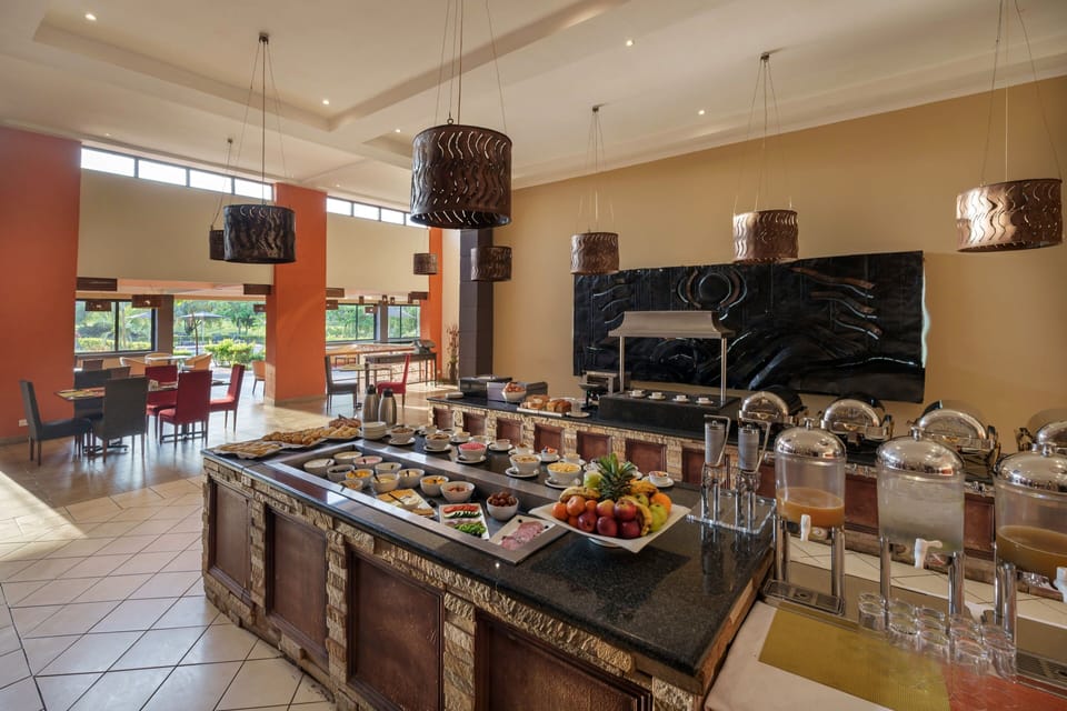 Free buffet breakfast