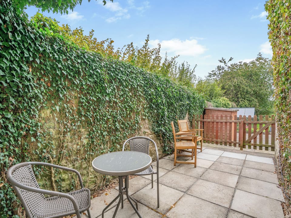 Sitting-out-area | Rosebank Cottage, Melsonby, near Richmond