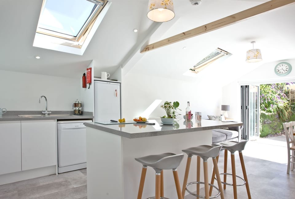 Breakfast Bar, Kitchen, Patio Doors-The Mews
