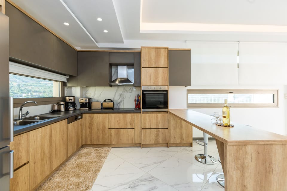 A fully equipped kitchen for culinary wonders.