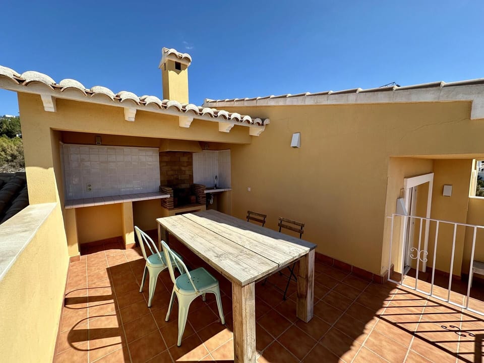 Outdoor dining area
