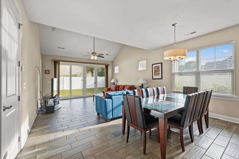 Gather the family around the table for a home cooked meal or a fun board game.