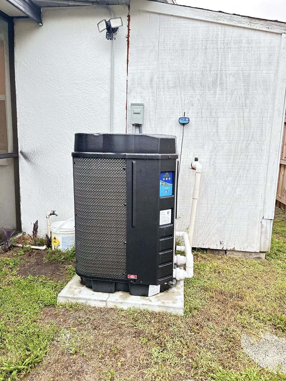 Pool heating available at extra cost