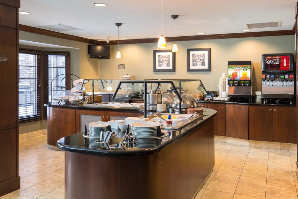 Enjoy the complimentary breakfast.