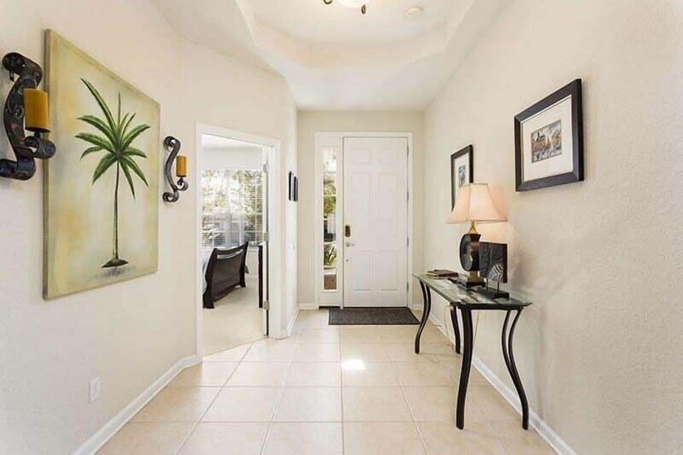 Gorgeous entry way of the villa